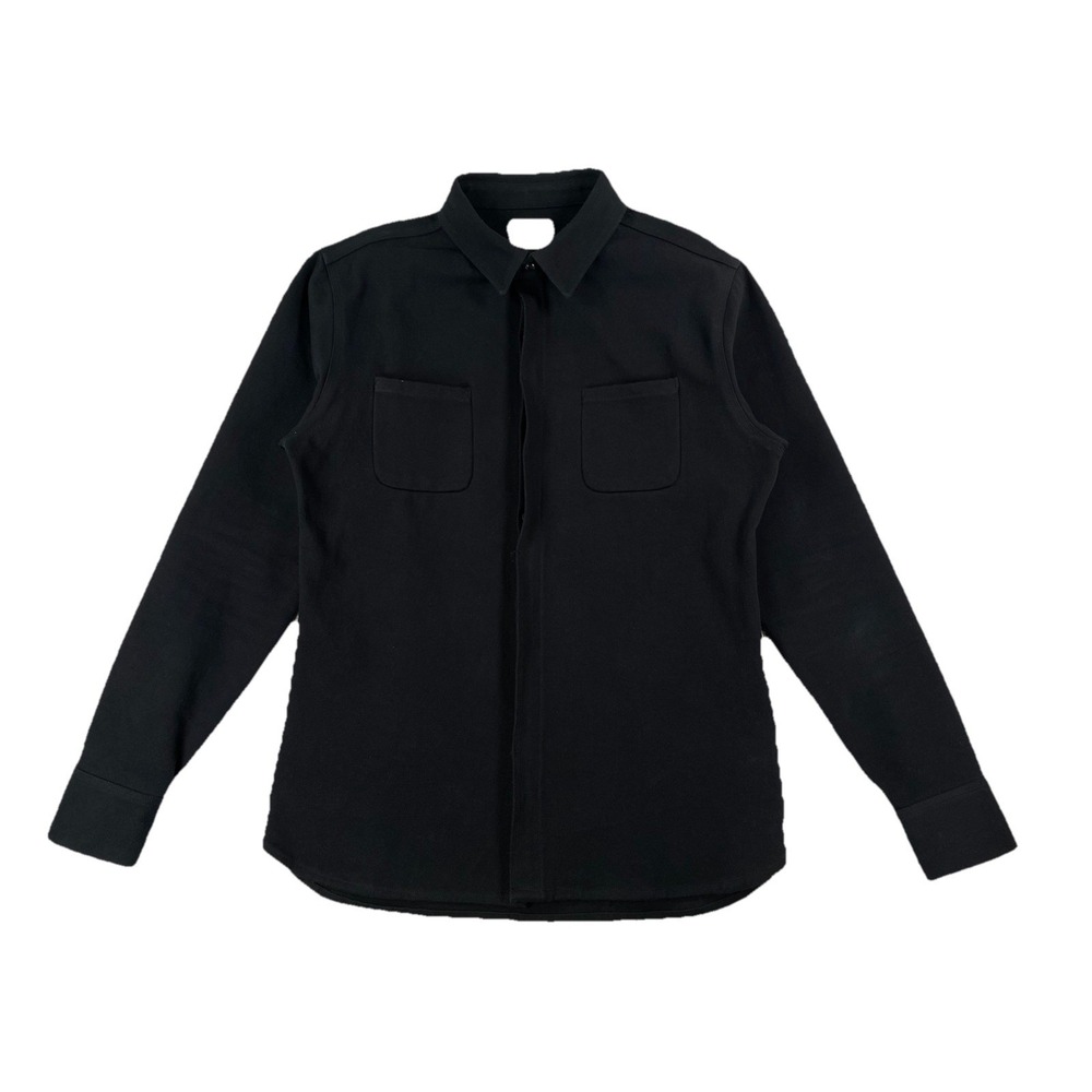 NINE LIVES Japan Heavyweight Chino Twill Work Shirt Black Men's XXL